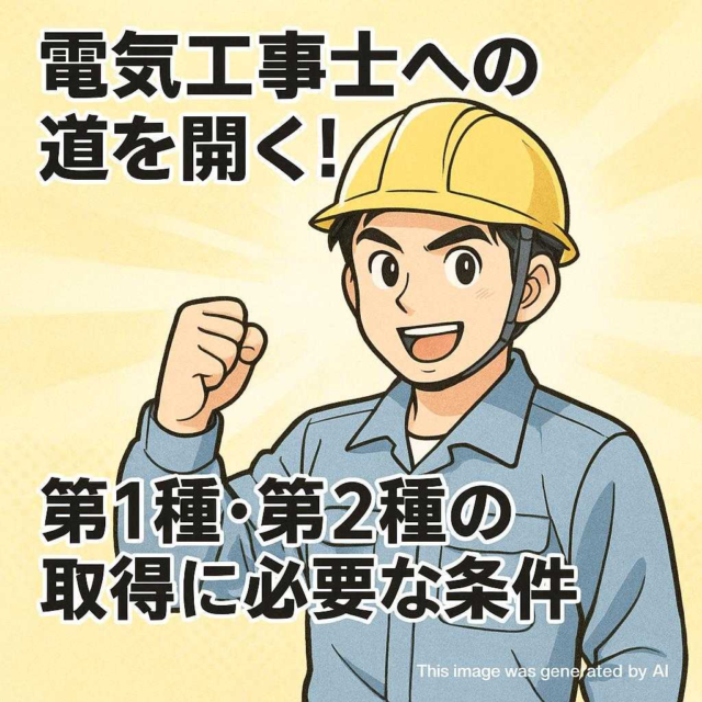 電気工事士への道を開く！ 第1種・第2種の取得に必要な条件