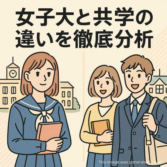 女子大と共学の違いを徹底分析