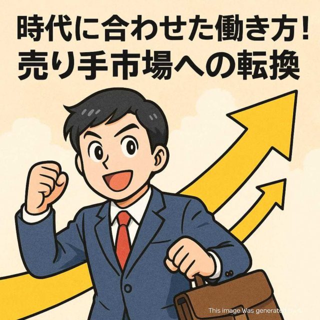時代に合わせた働き方！売り手市場への転換