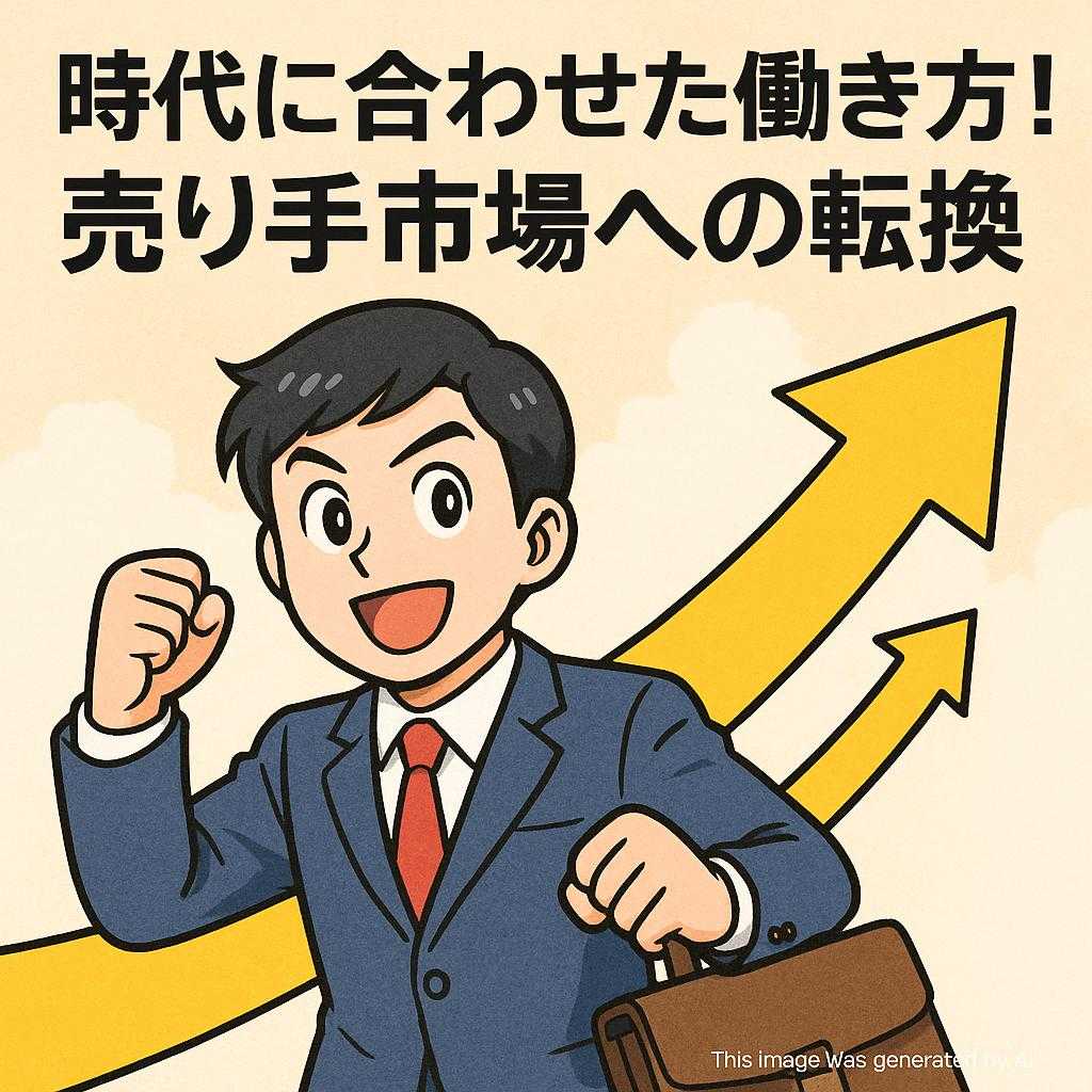 時代に合わせた働き方！売り手市場への転換