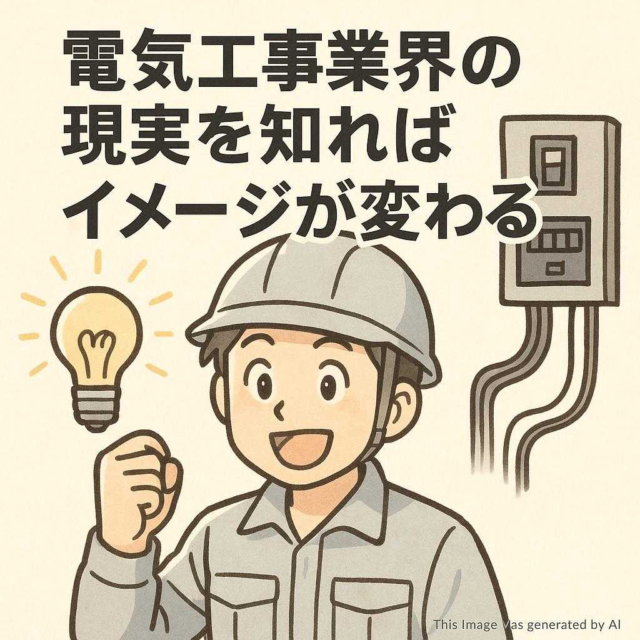 電気工事業界の現実を知ればイメージが変わる