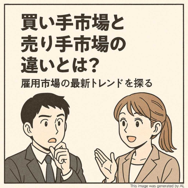 買い手市場と売り手市場の違いとは？雇用市場の最新トレンドを探る