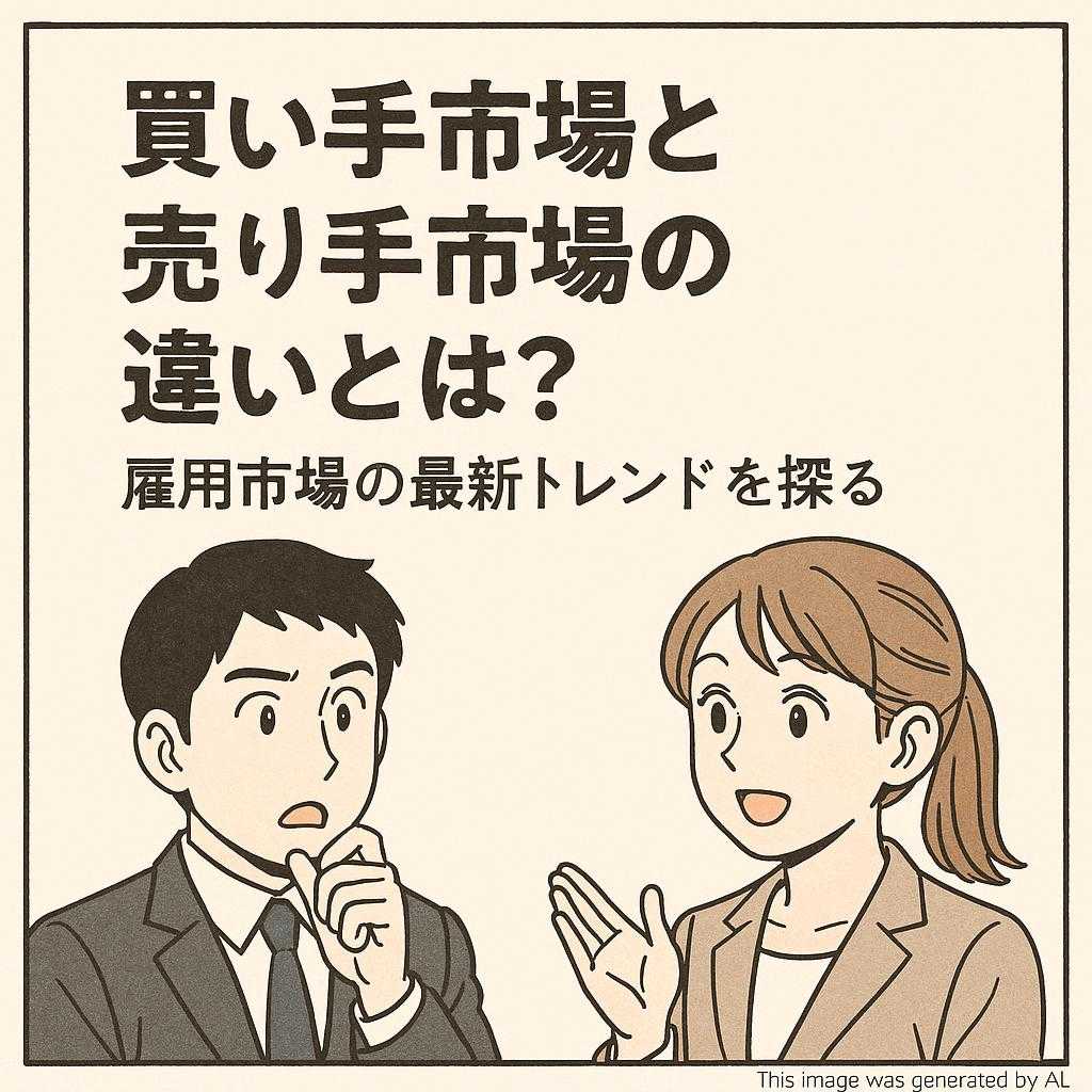 買い手市場と売り手市場の違いとは？雇用市場の最新トレンドを探る