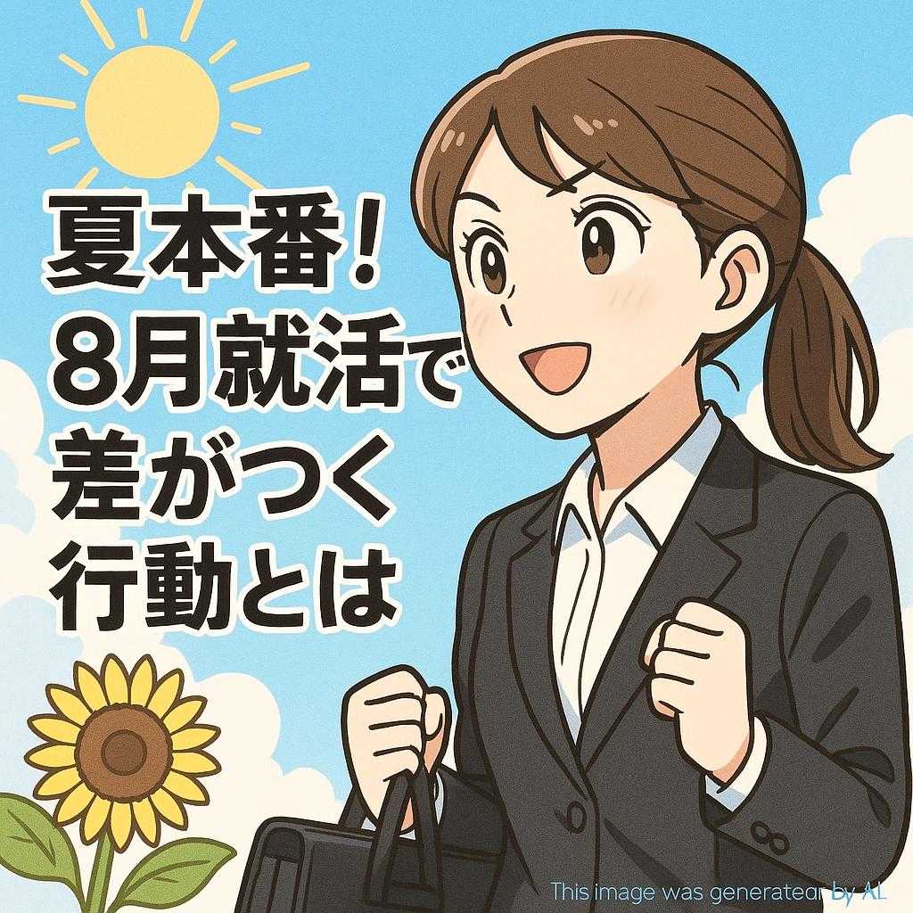 夏本番！8月就活で差がつく行動とは