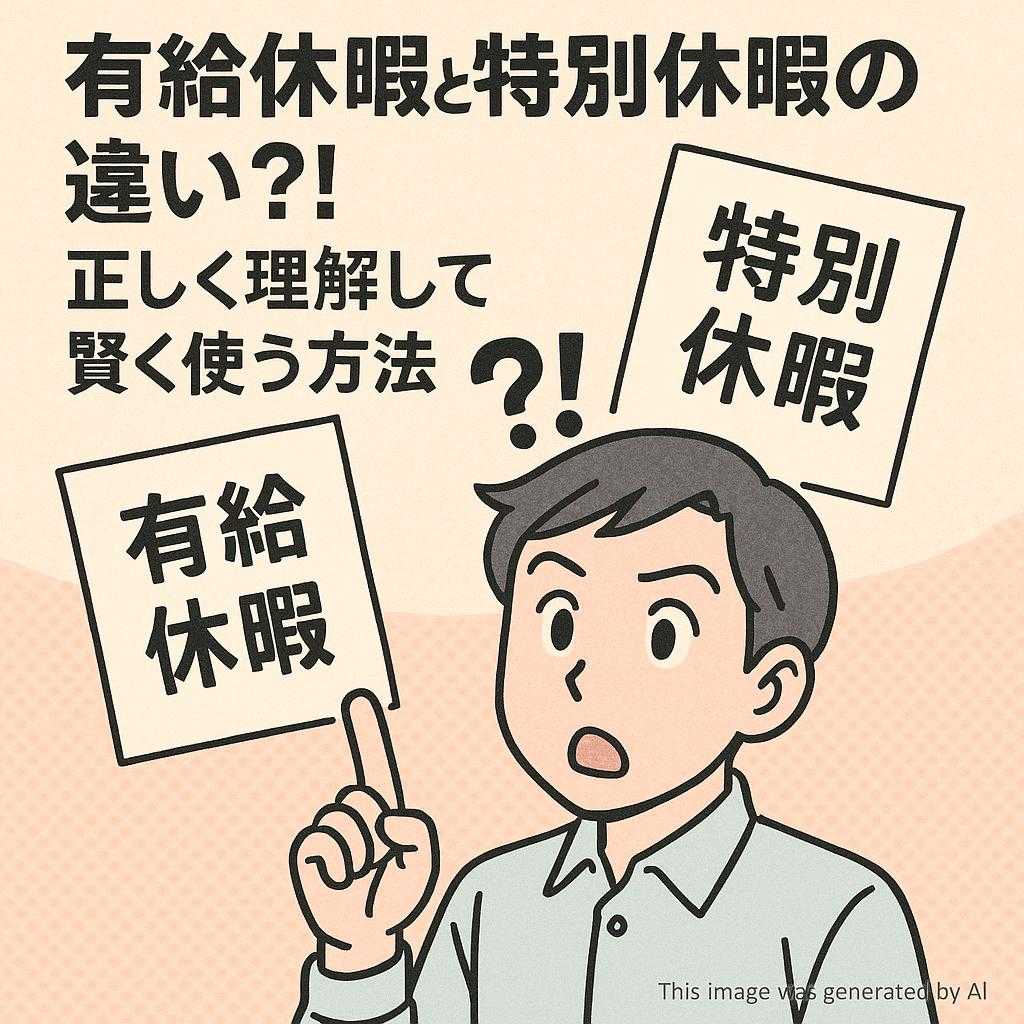 有給休暇と特別休暇の違い?! 正しく理解して賢く使う方法