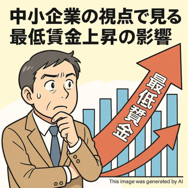 中小企業の視点で見る最低賃金上昇の影響
