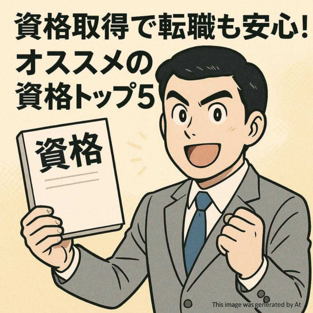 資格取得で転職も安心！オススメの資格トップ5