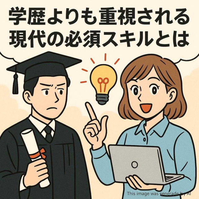 学歴よりも重視される現代の必須スキルとは