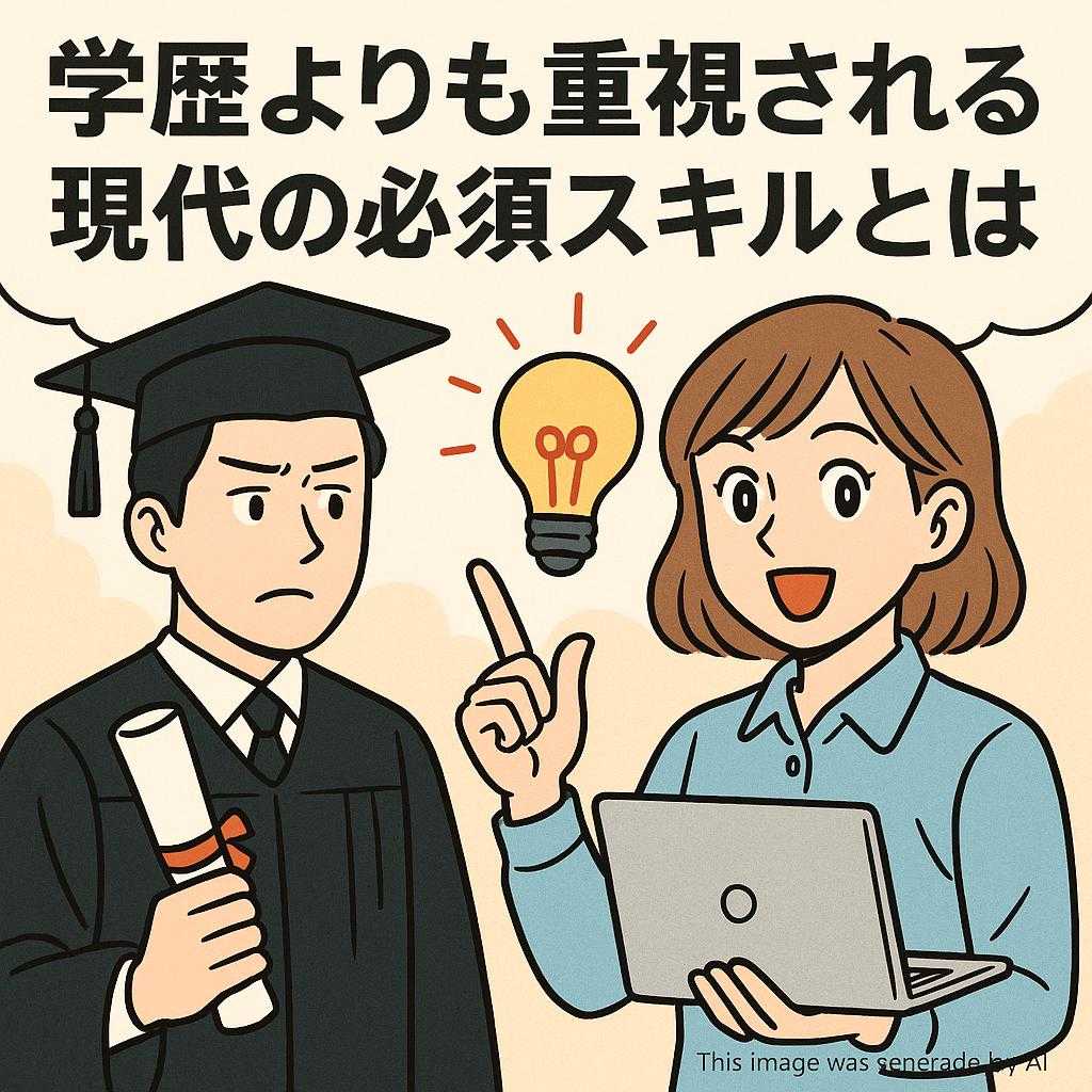 学歴よりも重視される現代の必須スキルとは
