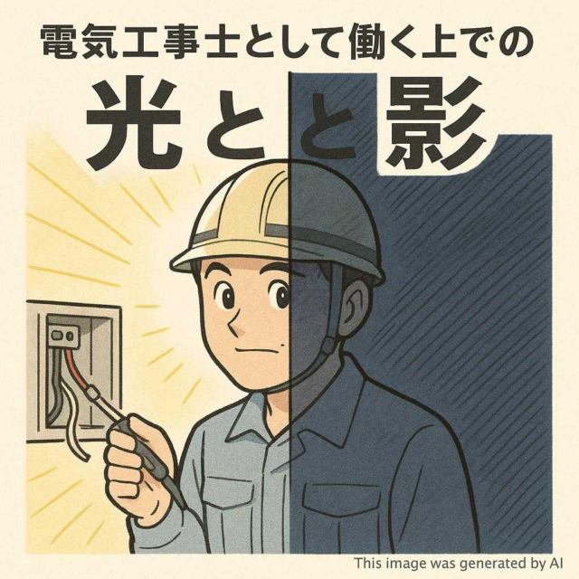 電気工事士として働く上での光と影