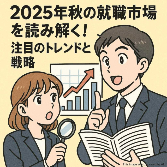 2025年秋の就職市場を読み解く！注目のトレンドと戦略