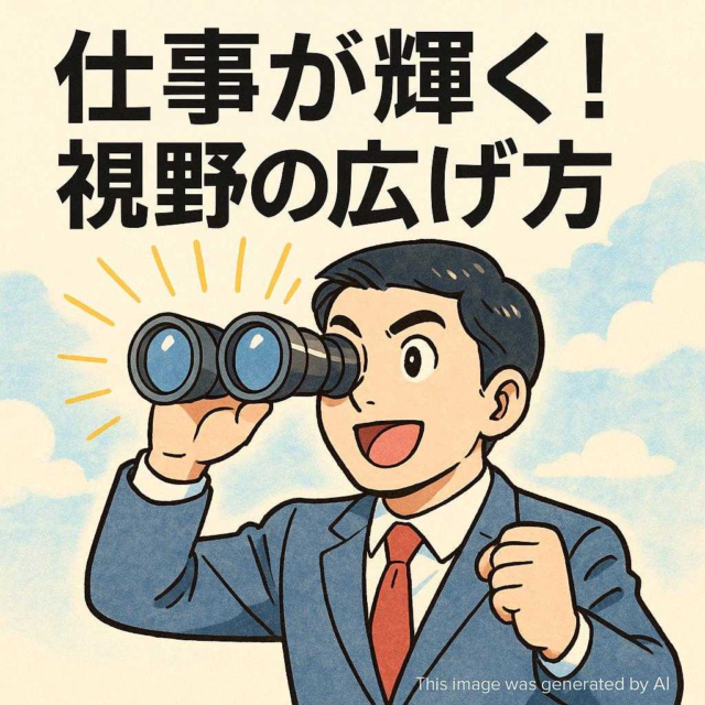仕事が輝く！視野の広げ方