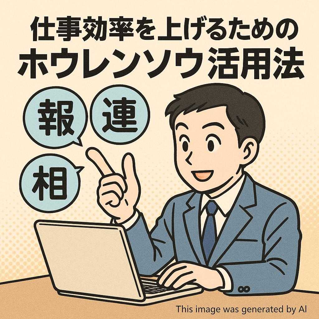 仕事効率を上げるためのホウレンソウ活用法