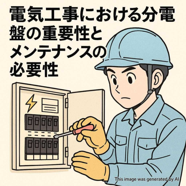 電気工事における分電盤の重要性とメンテナンスの必要性