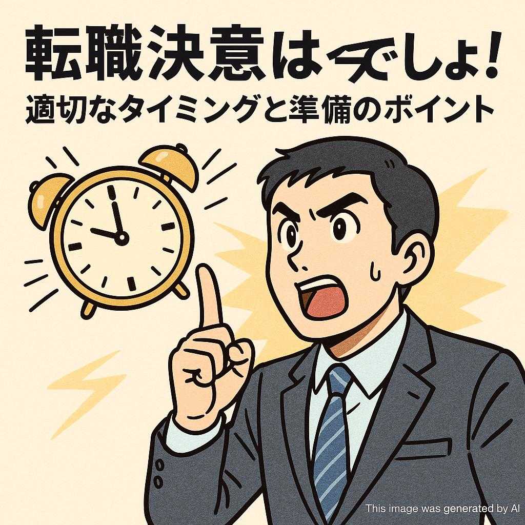 転職決意は今でしょ!適切なタイミングと準備のポイント
