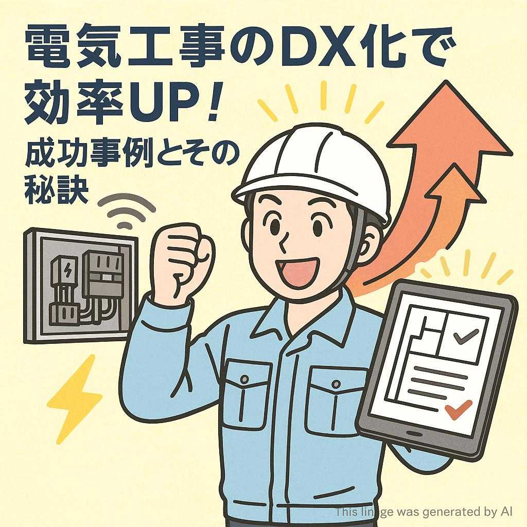 電気工事のDX化で効率UP!成功事例とその秘訣