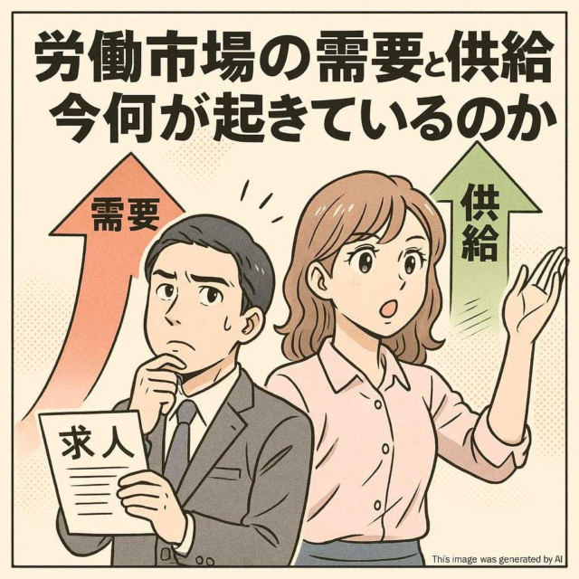 労働市場の需要と供給、今何が起きているのか？