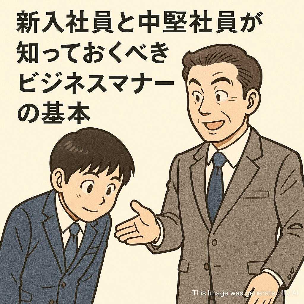 新入社員と中堅社員が知っておくべきビジネスマナーの基本