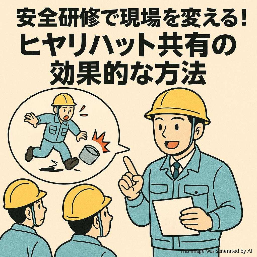 安全研修で現場を変える! ヒヤリハット共有の効果的な方法