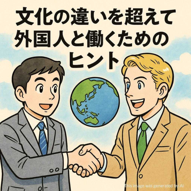 文化の違いを超えて外国人と働くためのヒント
