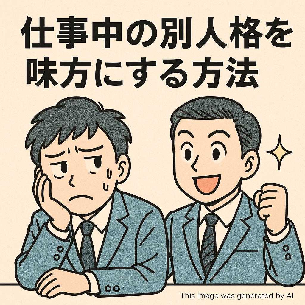 仕事中の別人格を味方にする方法