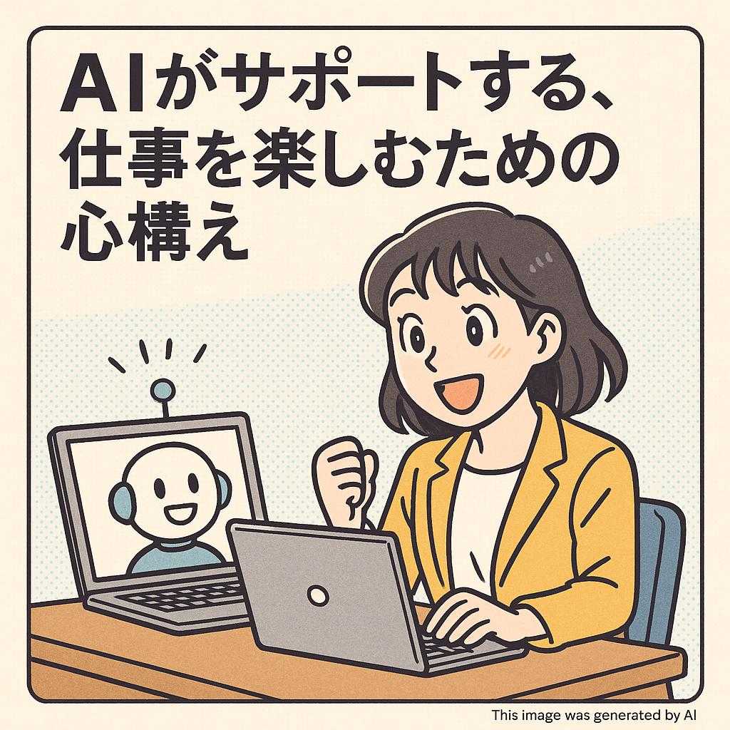 AIがサポートする、仕事を楽しむための心構え