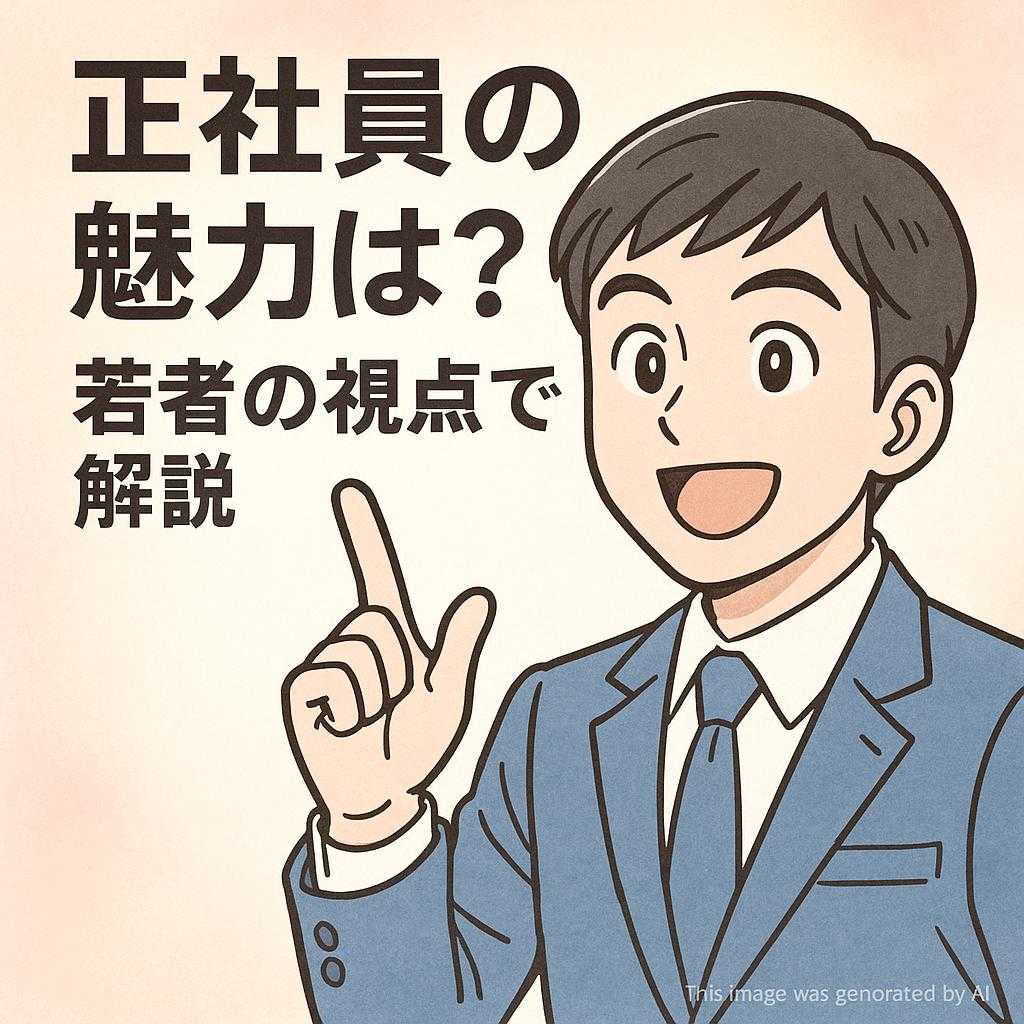 正社員の魅力は？若者の視点で解説