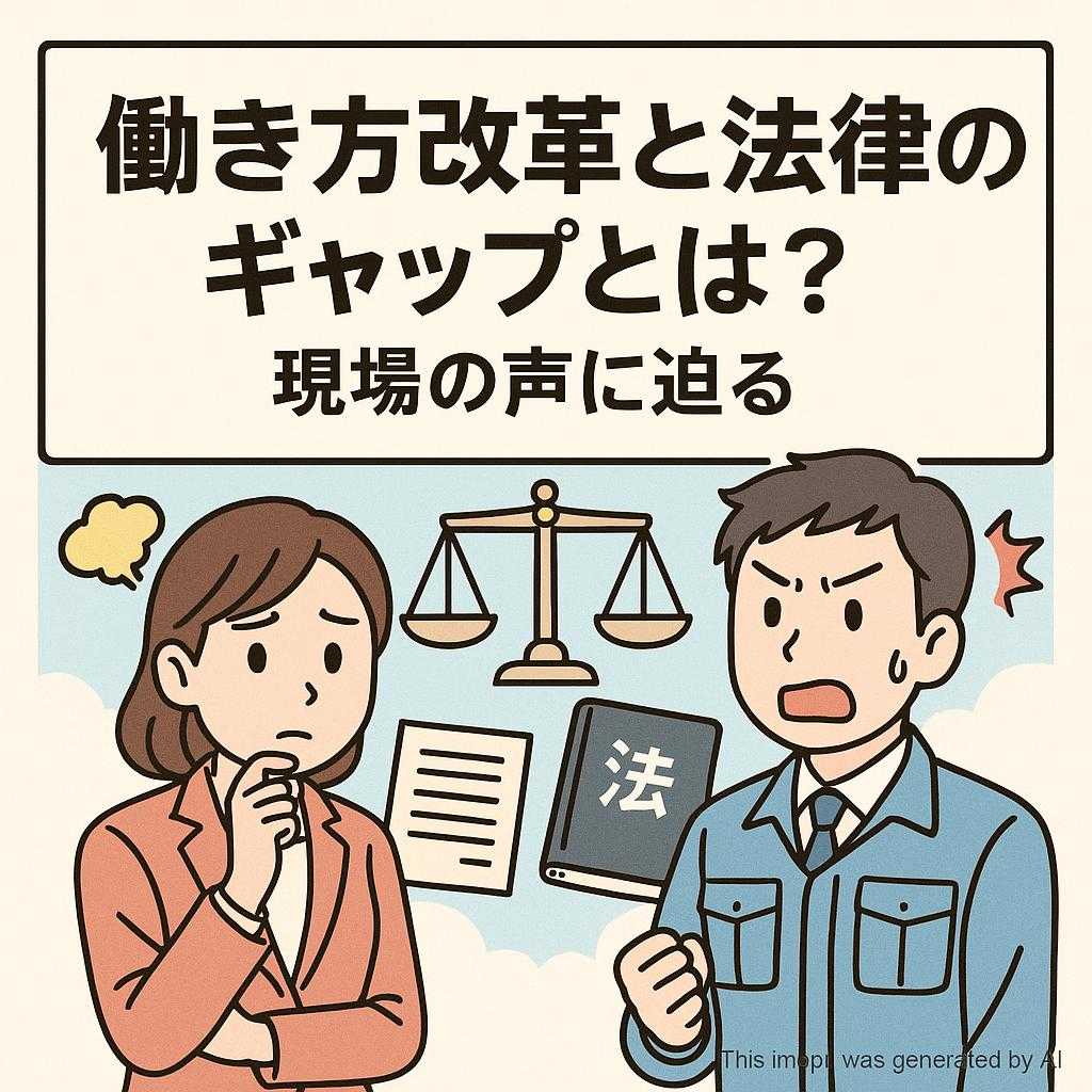 働き方改革と法律のギャップとは? 現場の声に迫る