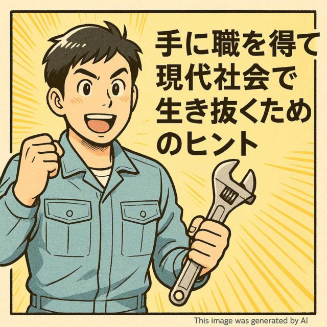 手に職を得て現代社会で生き抜くためのヒント