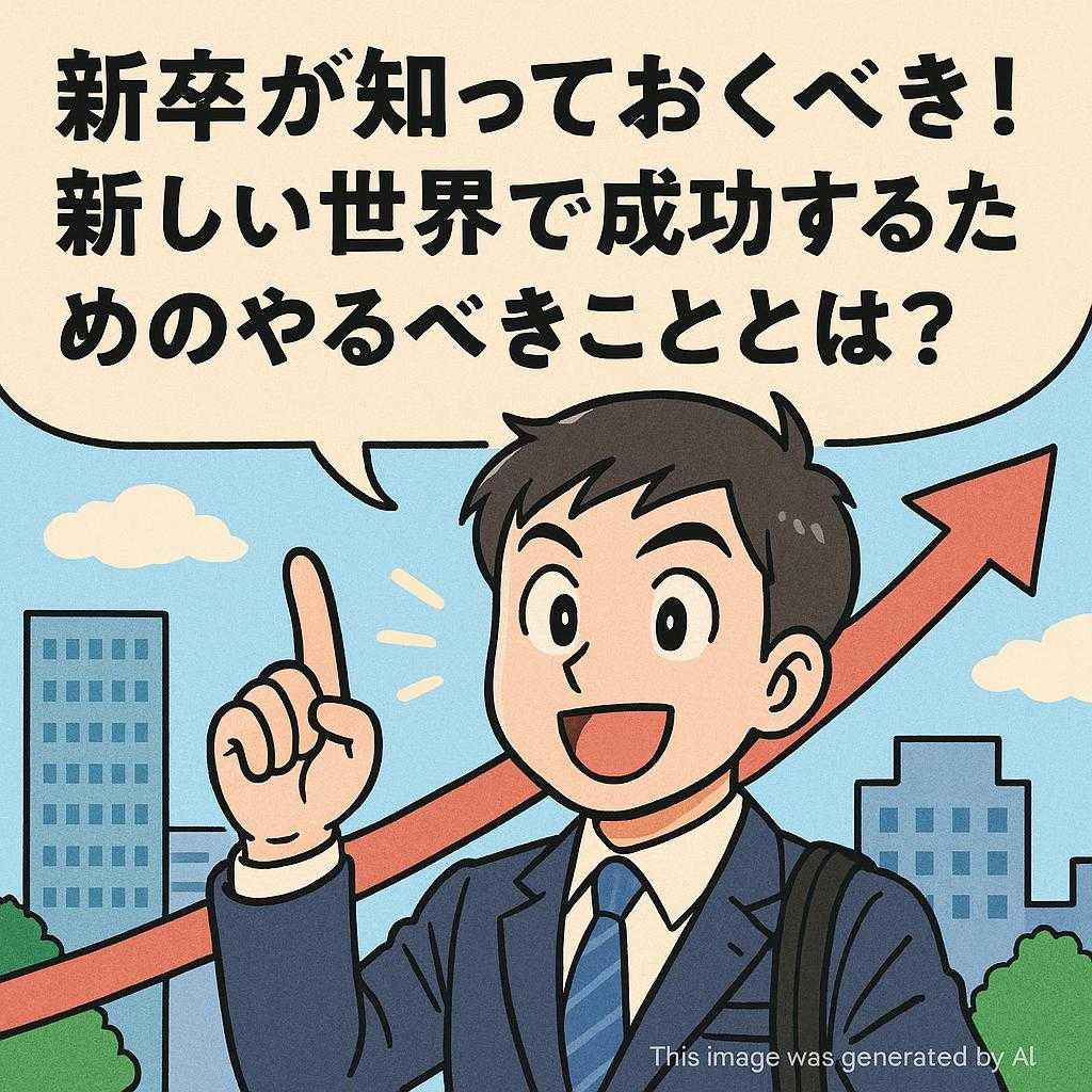 新卒が知っておくべき！新しい世界で成功するためのやるべきこととは？