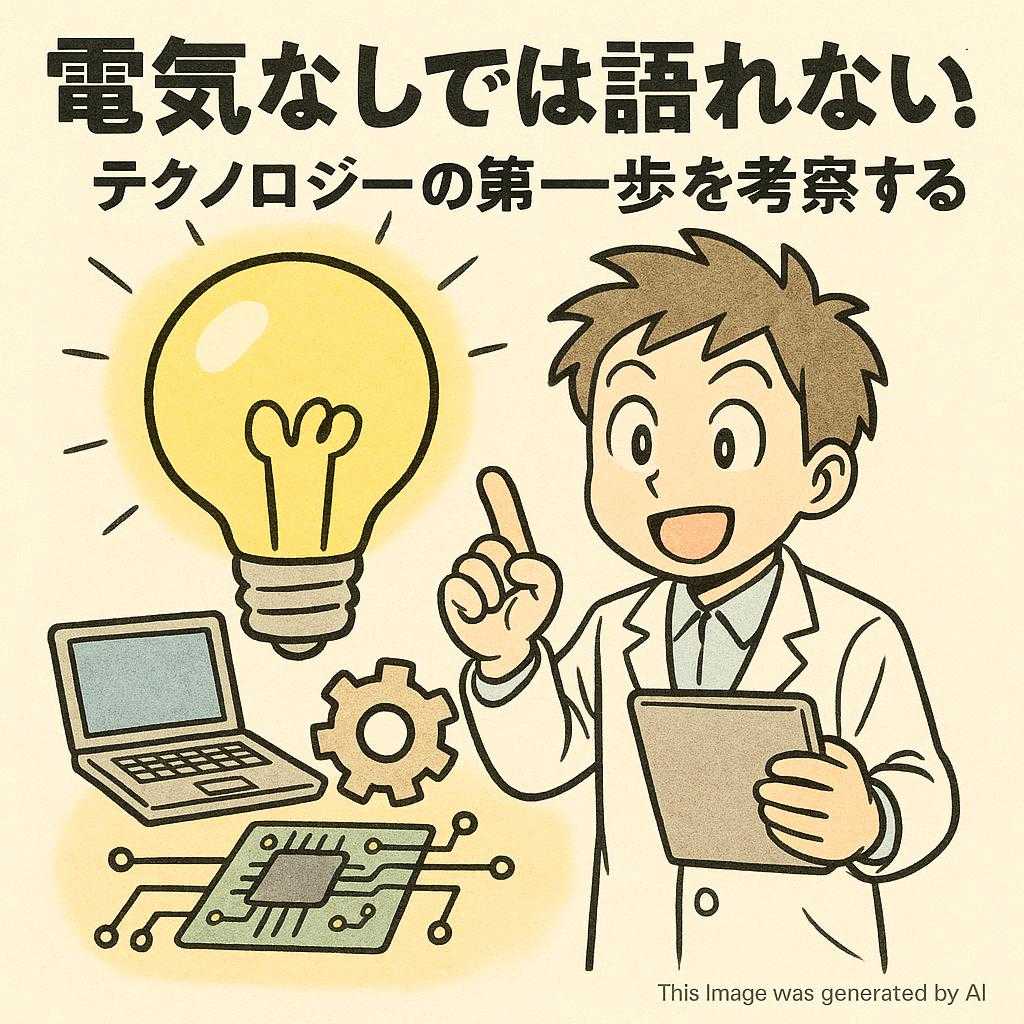 電気なしでは語れない?!テクノロジーの第一歩を考察する