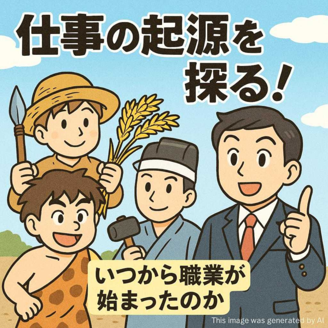 仕事の起源を探る！いつから職業が始まったのか