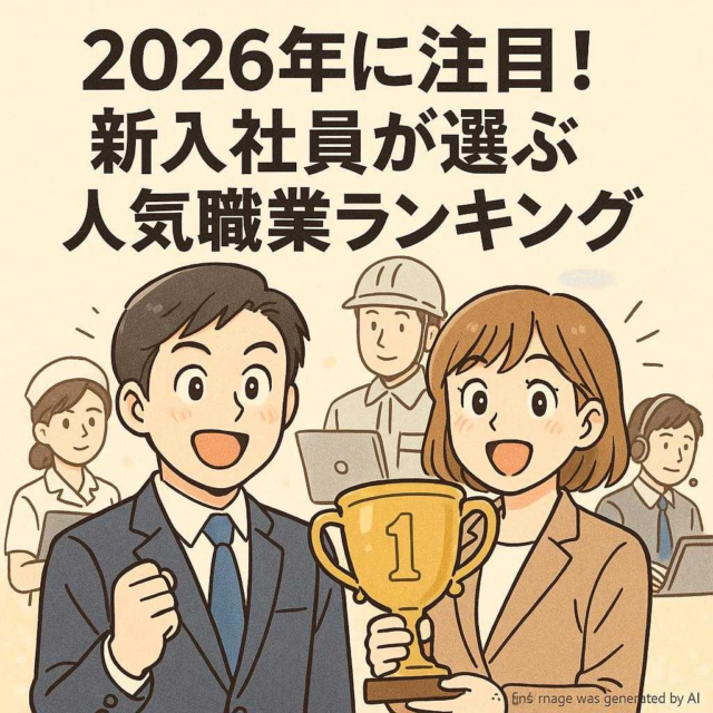 2026年に注目！新入社員が選ぶ人気職業ランキング