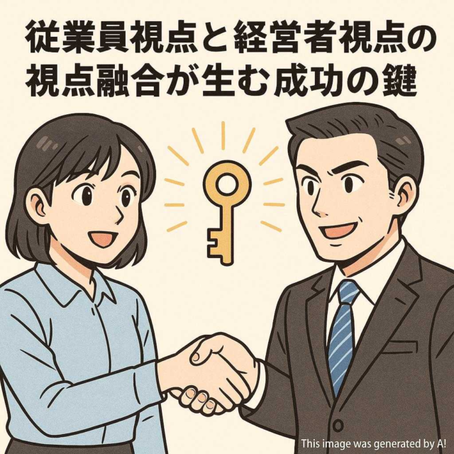 従業員視点と経営者視点の視点融合が生む成功の鍵