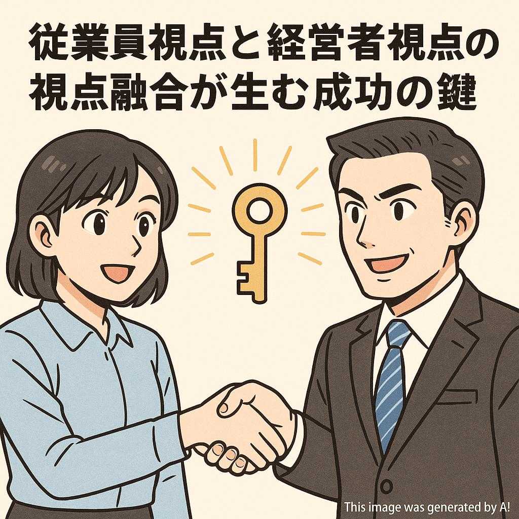 従業員視点と経営者視点の視点融合が生む成功の鍵