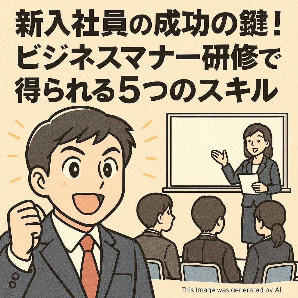 新入社員の成功の鍵！ビジネスマナー研修で得られる5つのスキル
