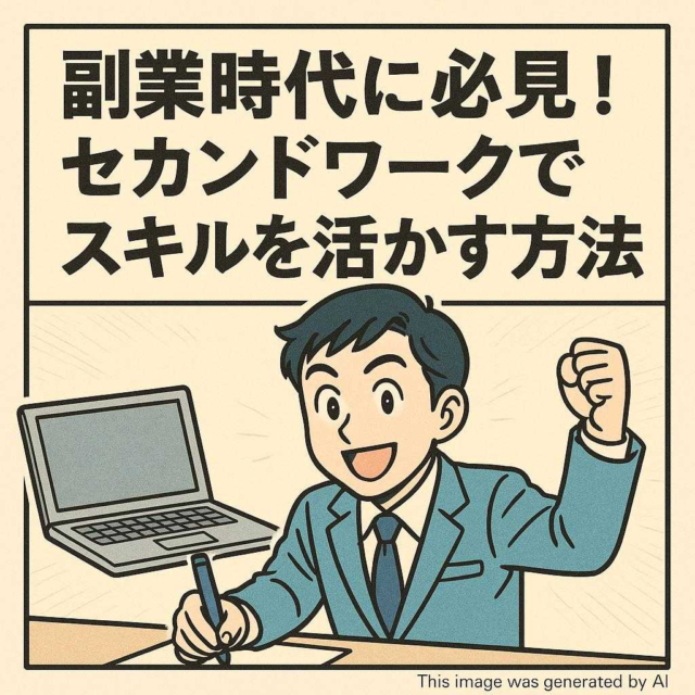 副業時代に必見！セカンドワークでスキルを活かす方法