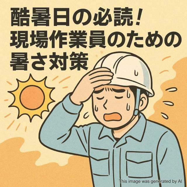 酷暑日の必読！現場作業員のための暑さ対策