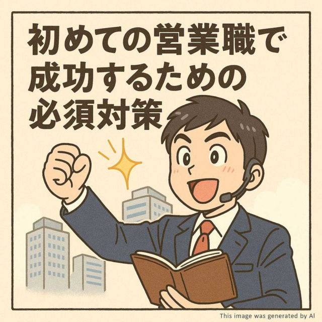 初めての営業職で成功するための必須対策