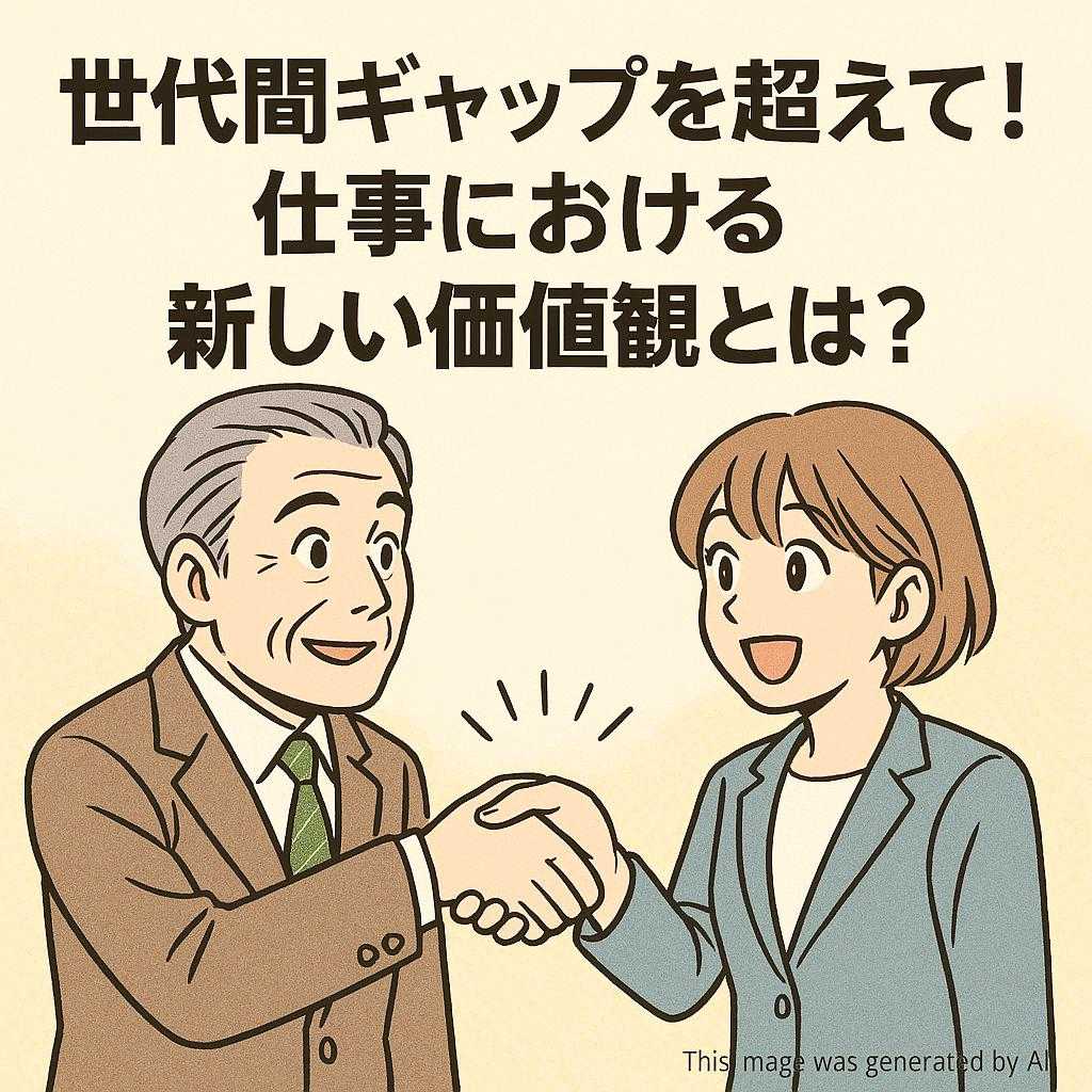 世代間ギャップを超えて！仕事における新しい価値観とは？